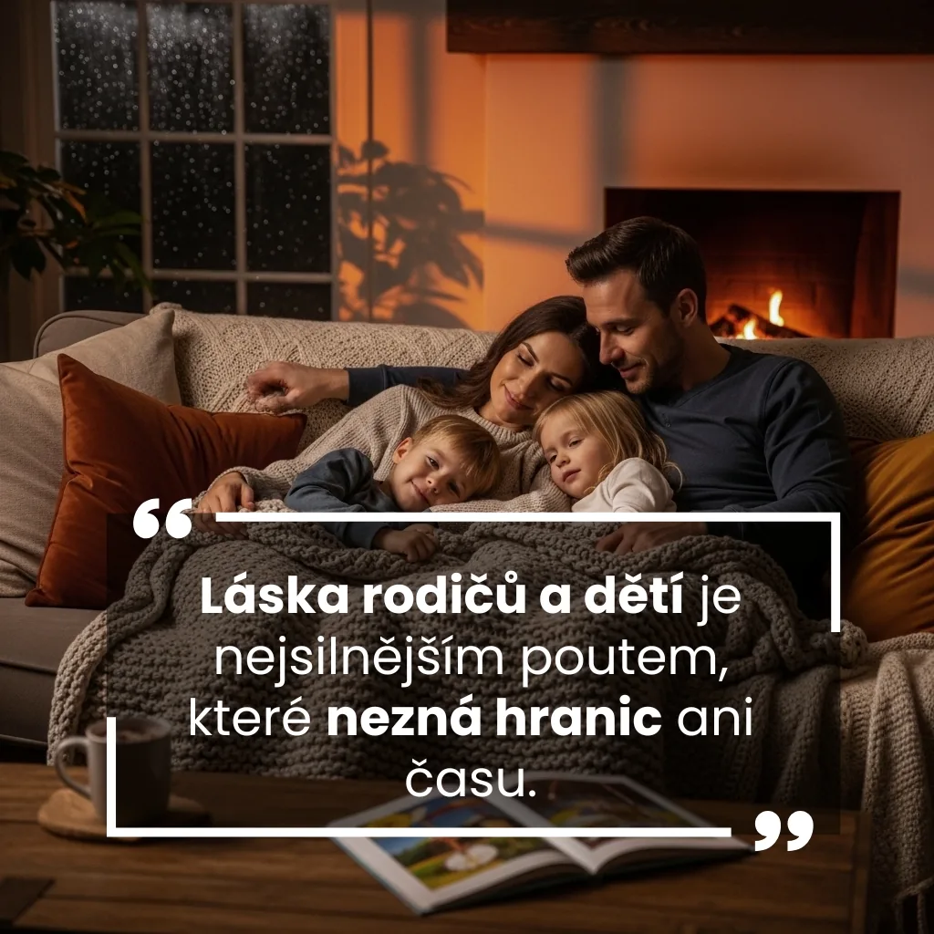 Láska rodičů a dětí je nejsilnějším poutem, které nezná hranic ani času.