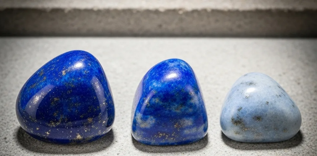 Porovnání afganského, chilského a ruského lapis lazuli