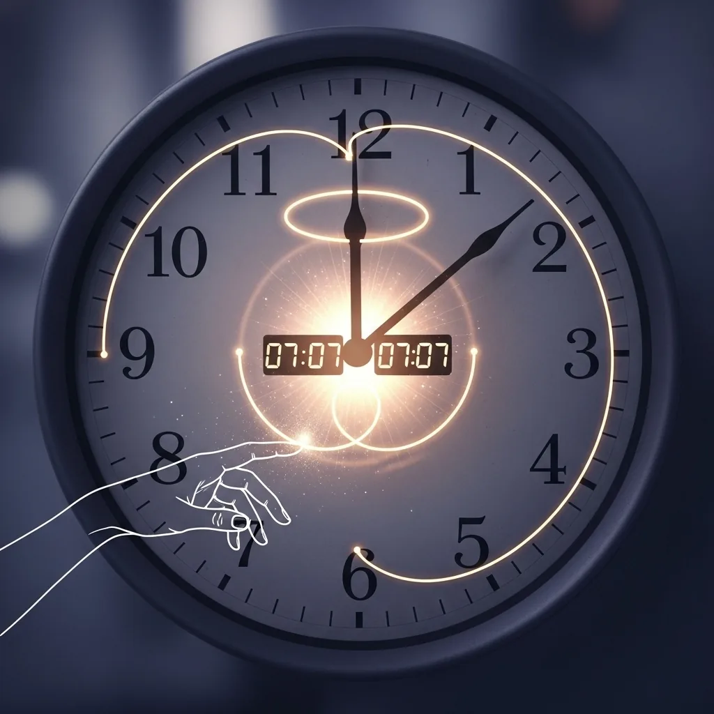 Význam andělského čísla 07:07 na hodinách