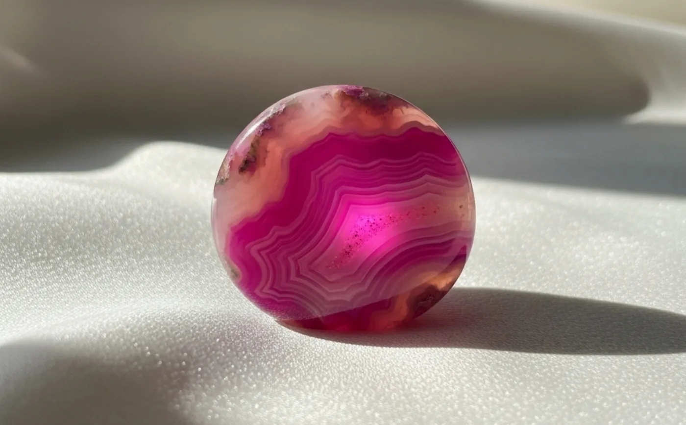 Co je růžový achát?